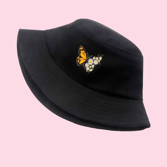 Butterfly/Flower Bucket Hat - Picture 4 of 4